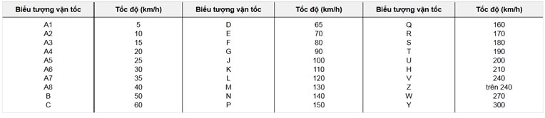 Đọc hiểu ký hiệu thông số trên lốp xe - 3