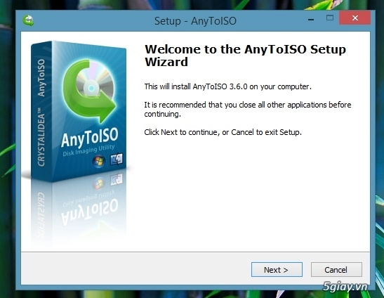 Download anytoiso - phần mềm chuyển đổi tập tin thành file iso đơn giản nhất - 2