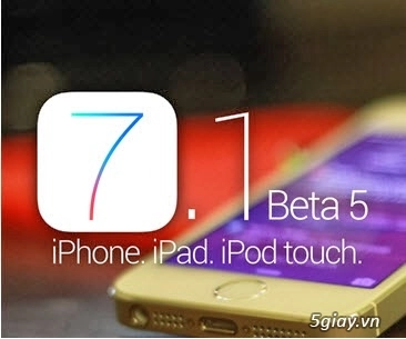 Download firmware ios 71 beta 5 cho iphone ipad ipad mini ipod touch 5 - 1