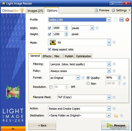 Download light image resizer 4590 full - phần mềm phóng to ảnh không làm vỡ ảnh - 3