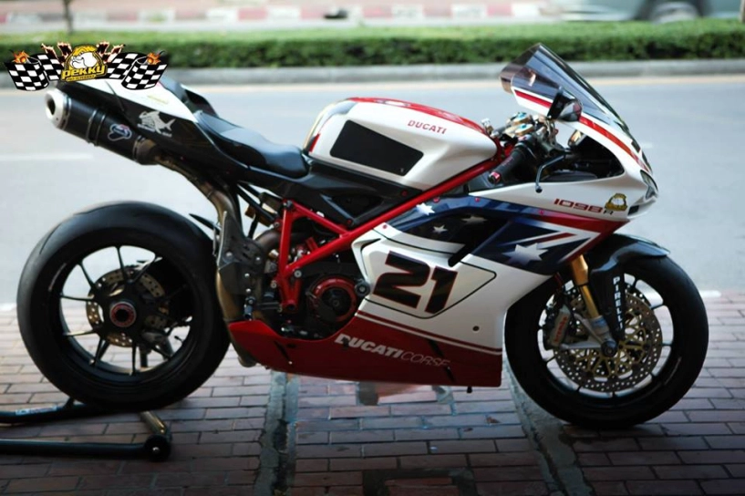 Ducati 1098r độ tuyệt đẹp cùng phiên bản troy bayliss - 1