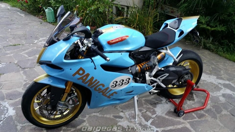 Ducati 1199 panigale xanh rizla lạ đời - 1