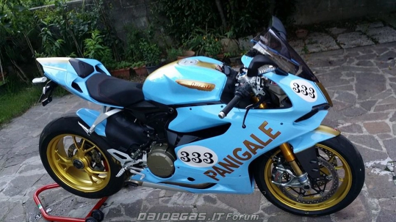 Ducati 1199 panigale xanh rizla lạ đời - 2