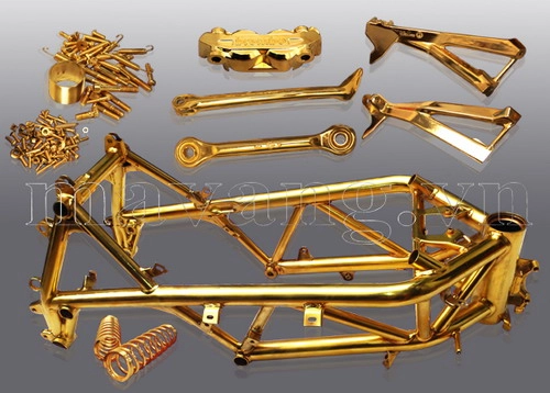 Ducati 848 evo mạ vàng 24k độc nhất vô nhị trên thế giới tại việt nam - 3