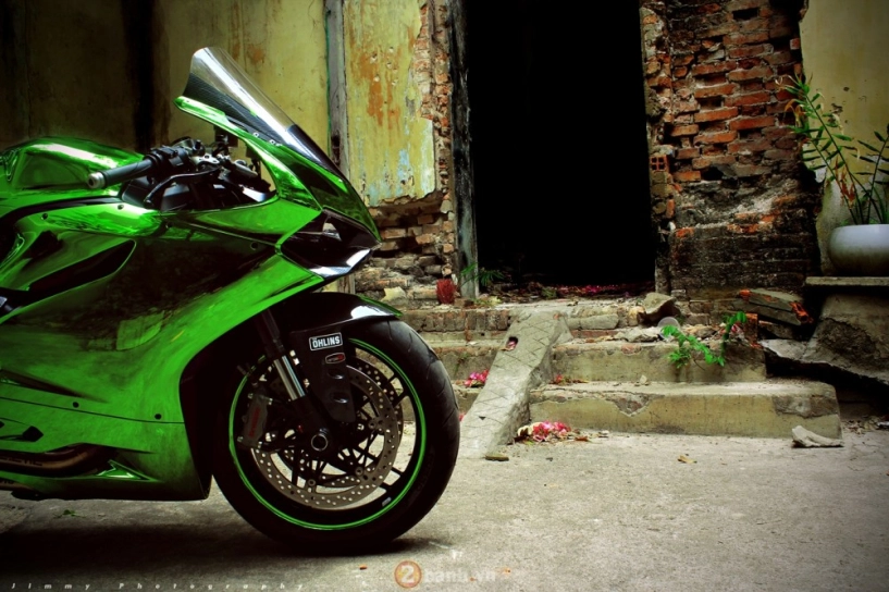 Ducati 899 panigale bản độ màu chrome cực ấn tượng - 14