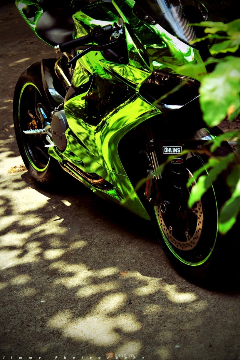 Ducati 899 panigale bản độ màu chrome cực ấn tượng - 20