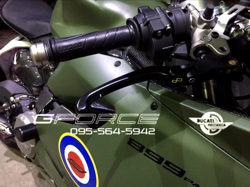 Ducati 899 panigale độ cứng cáp theo phong cách nhà binh - 2