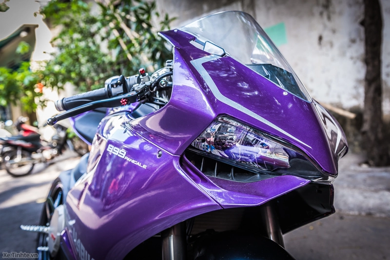 Ducati 899 panigale màu tím mộng mơ của decal4bike - 20