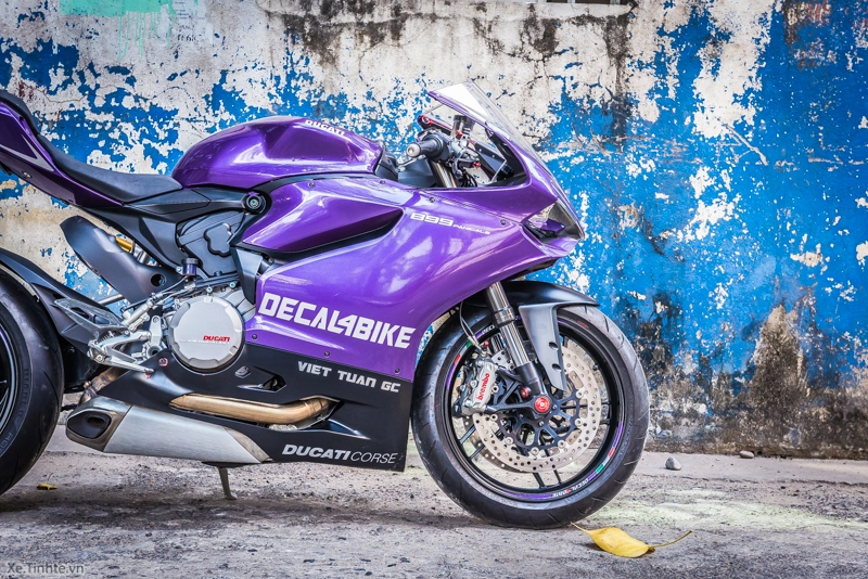 Ducati 899 panigale màu tím mộng mơ của decal4bike - 23