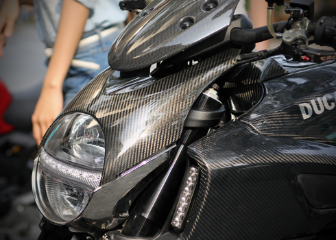 Ducati diavel bản độ full carbon của biker việt nam - 9