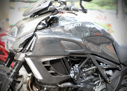 Ducati diavel bản độ full carbon của biker việt nam - 7