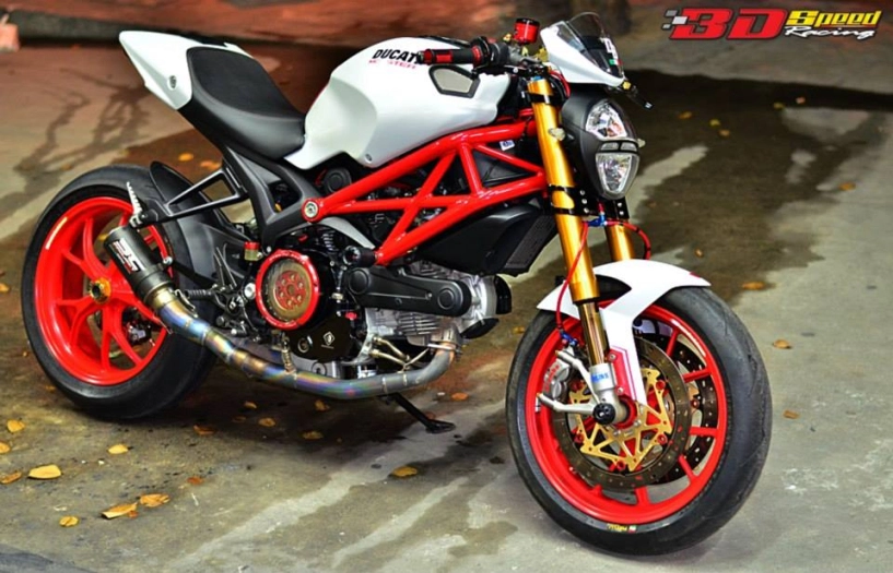 Ducati monster 796 khi con quỷ một giò độ cực chất - 1