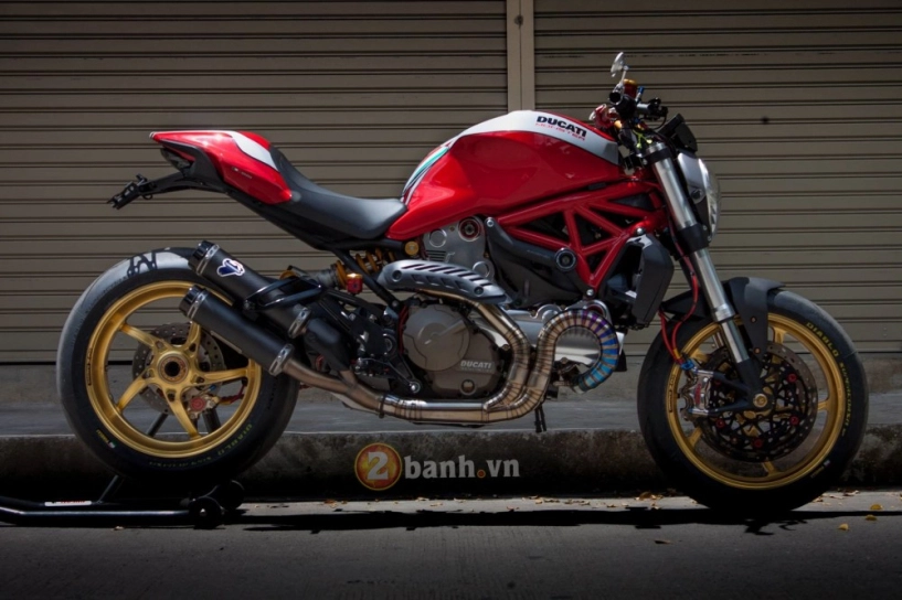 Ducati monster 821 đầu tiên độ cực khủng trên đất thái - 1