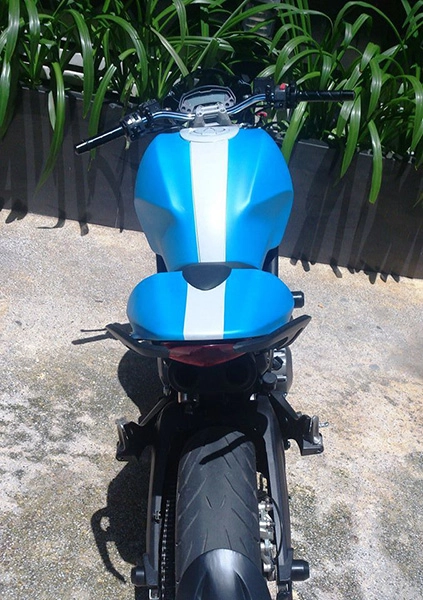 Ducati monster màu xanh độc lạ duy nhất tại sài gòn - 7
