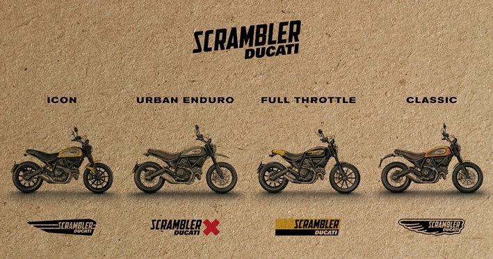 Ducati scrambler cùng lúc ra mắt 4 phiên bản - 1