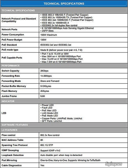 Engennius egs5110p switch cho các doanh nghiệp trung bình và nhỏ - 2