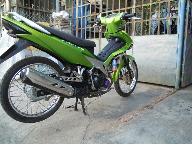 Ex 2010 xanh lá độ phong cách nửa kín nửa hở - 4