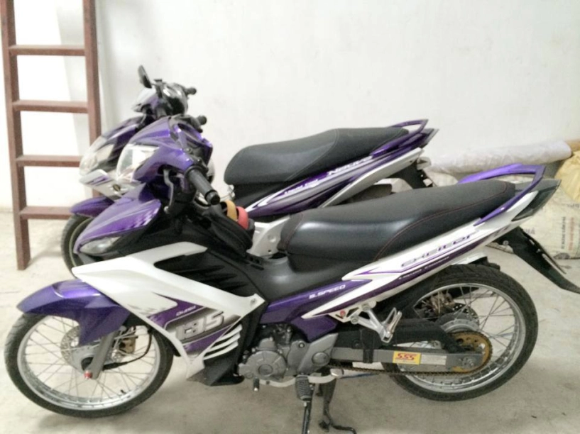 Exciter trắng tím 65mm - 5