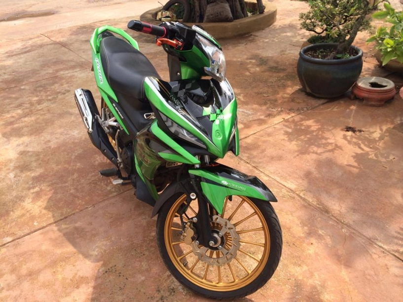 Exciter xanh lá crg của biker tây ninh - 3