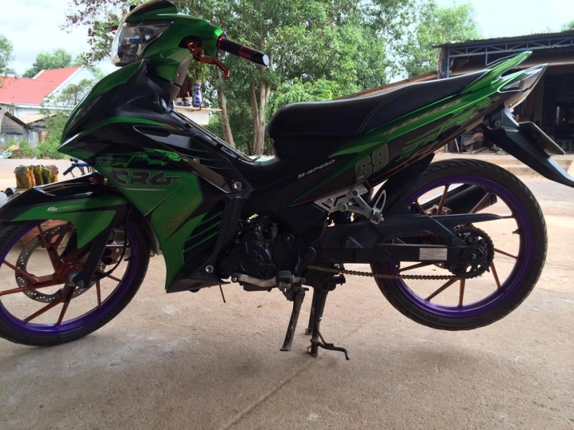 Exciter xanh lá crg của biker tây ninh - 8