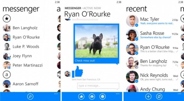 Facebook messenger chính thức đổ bộ lên windows phone 8 - 2