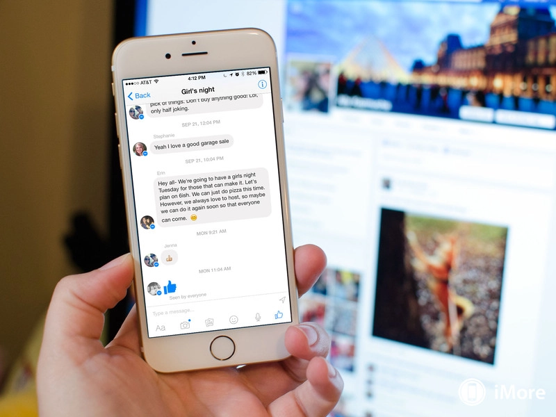 Facebook messenger nâng cấp cho các máy iphone 66 plus - 1