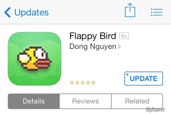 Flappy bird 12 cho ios đã có bản update trên apple store - 3