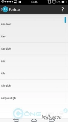 Fontster thay đổi font chữ của thiết bị android với vài cú chạm - 4