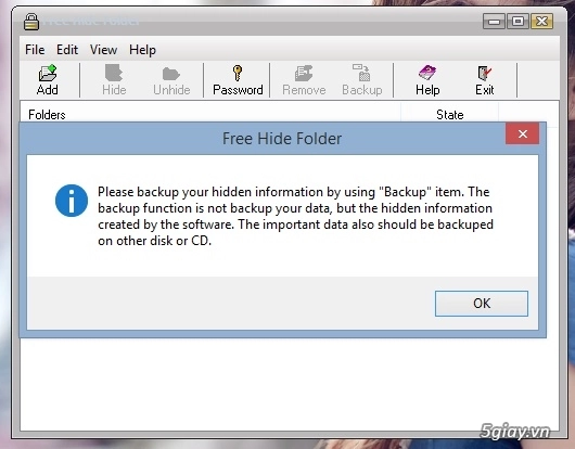 Free hide folder - ẩn và bảo vệ thư mục trên windows - 4