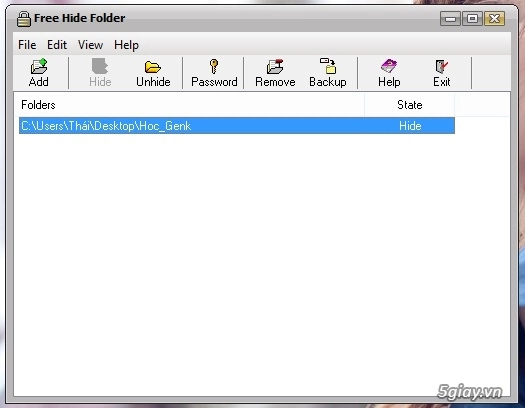 Free hide folder - ẩn và bảo vệ thư mục trên windows - 5