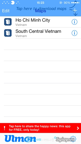 Free trong ngày ứng dụng bản đồ có thể truy cập offline không cần nối mạng - 4