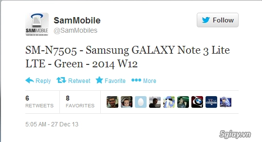 Galaxy note 3 sẽ có dòng lite - 1