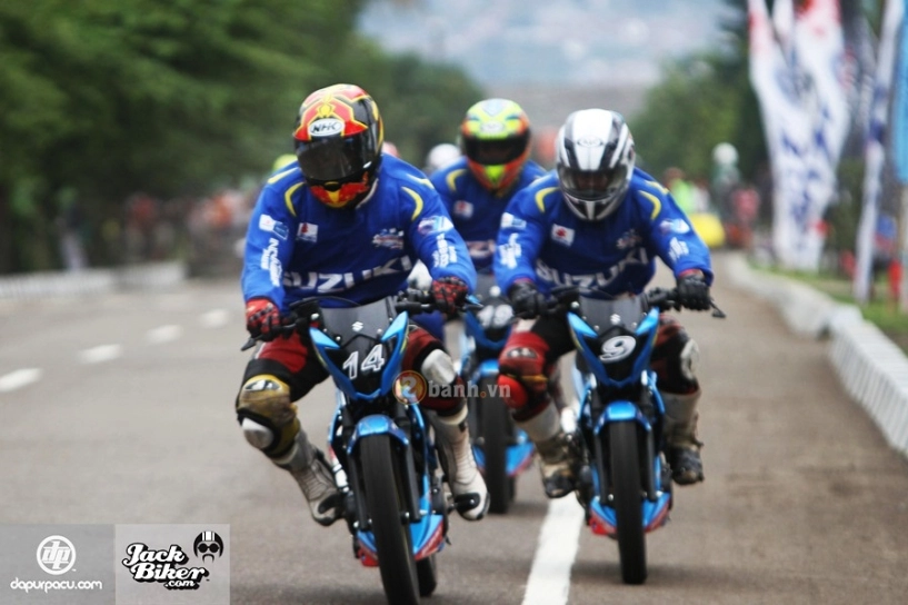 Giải đua satria f150 phiên bản motogp tại indonesia - 9