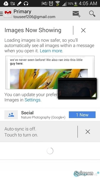 Gmail trên android cập nhật phiên bản 472 bỏ nút show pictures below khi đọc email - 4