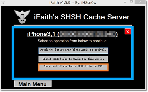 Hạ cấp downgrade ios 7 xuống ios 613 cho iphone 4 bằng ifaith v159 - 9