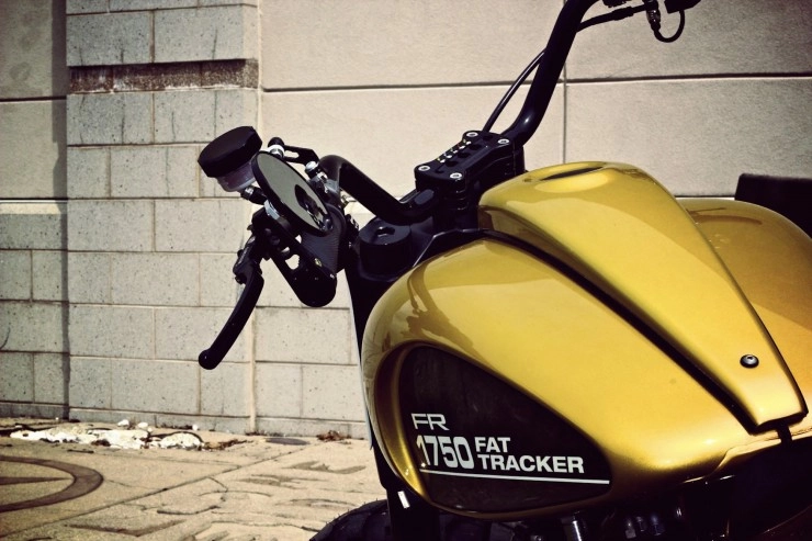 Harley-davidson fat độ phong cách tracker với động cơ khủng - 4