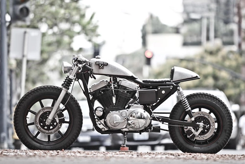 Harley-davidson sportster em cafe racer vô tình - 2