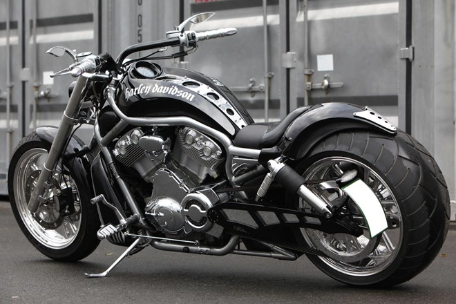 Harley-davidson vrsc độ khoe khung hầm hố - 2