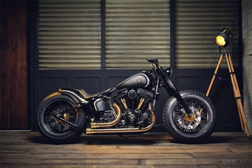 Harley softail slim quý tộc đến từ bóng đêm - 3