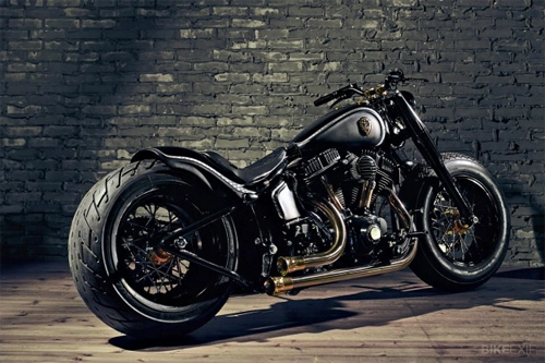 Harley softail slim quý tộc đến từ bóng đêm - 8