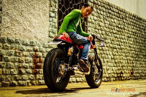 Honda cb 125t mạ chrome với phong cách cafe racer cực chất tại sài gòn - 12