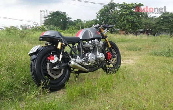 Honda cb 750 custom đời 1981 độ chất lừ với phong cách cafe racer - 2