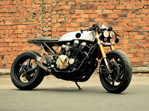 Honda cb750f2 cafe racer mạ vang tai sai gon - 3