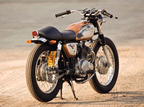 Honda cl350 phong cách brat-tracker - 5