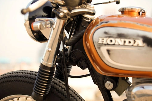 Honda cl350 phong cách brat-tracker - 16