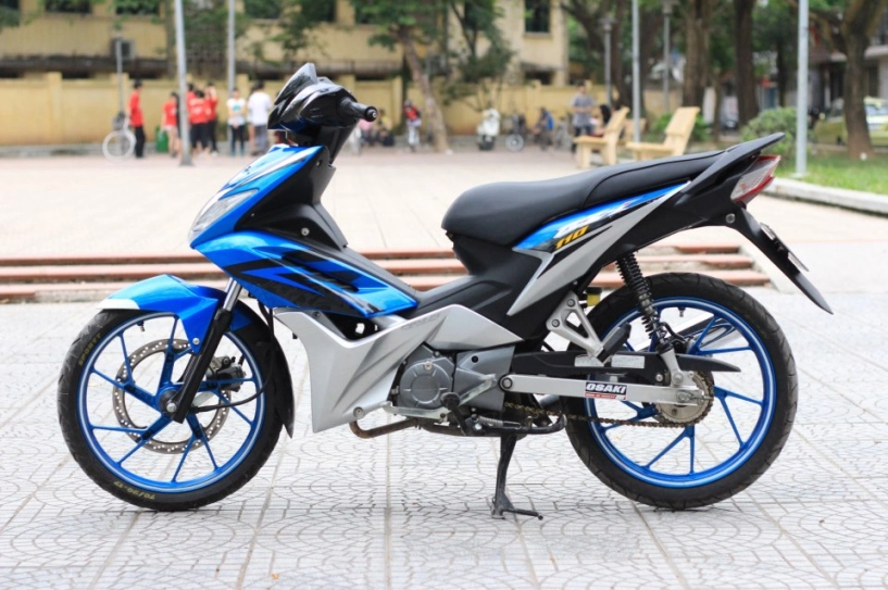 Honda cz-i đơn giản với màu xanh gp - 1