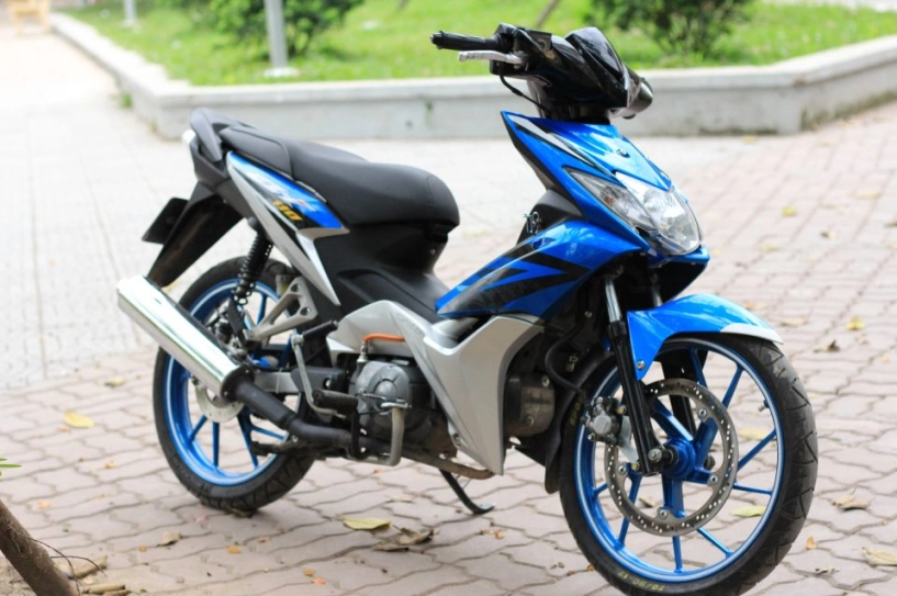 Honda cz-i đơn giản với màu xanh gp - 5