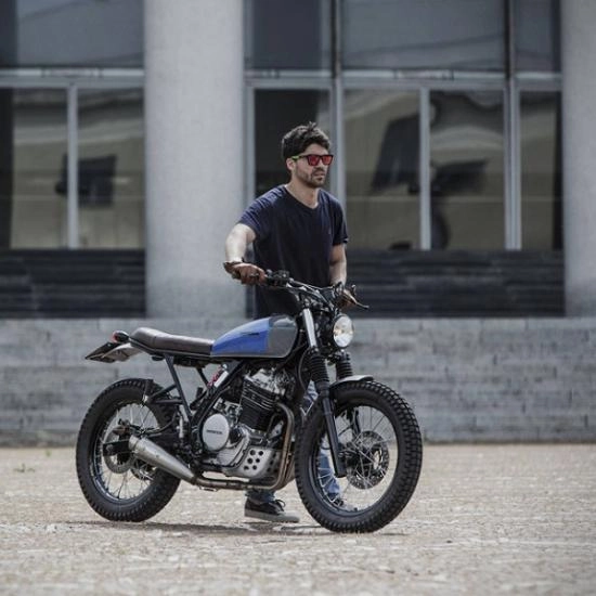 Honda dominator nx650 chất chơi cùng phong cách scrambler - 2