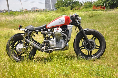 Honda gl400 độ cafe racer hầm hố - 4