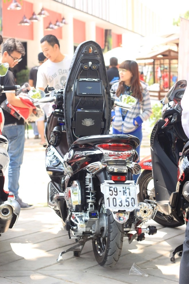 Honda pcx độ siêu khủng tại scooter festival 2014 - 2